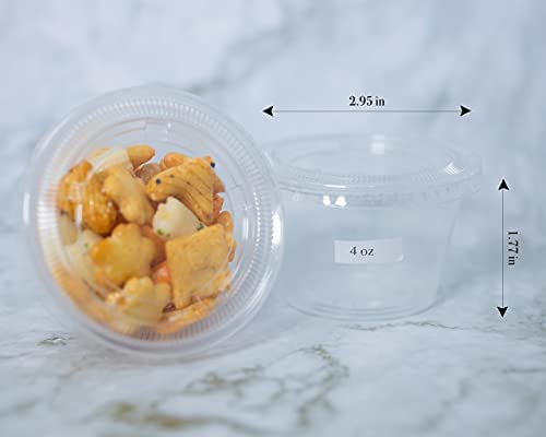  EDI [24 OZ, 50 Sets] Plastic Deli Food Storage