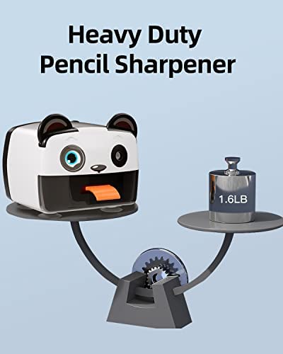  ZMOL Electric Pencil Sharpener,Charge Portable Pencil  Sharpeners Kids,Pencil Sharpener for Colored Pencils, Auto Stop, Suitable  for No.2/Colored Pencils(6-8mm), School/Classroom/Office/Home : Office  Products