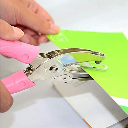 Handheld Metal Hole Paper Punch Punchers 1/16 and 1/8 Inch Small Mini Tiny  Shaped Circle with Soft-Handled for Tags Clothing Ticket DIY Paper Craft  Cutter Perforator