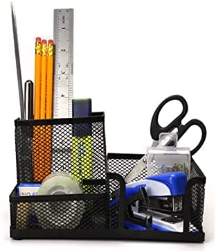 Ashfield 30-piece Office Supplies Kit with Desk Organizer,Office supplies  set, Office stationery kit, Desk Accessories Set with Stapler,  ruler,Sharpener, Scissors , 230x130x160mm