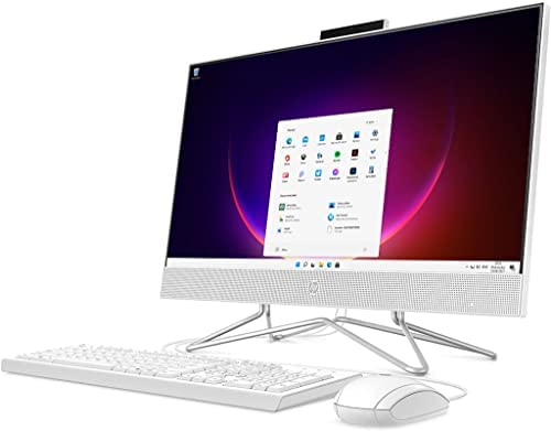 HP Newest All-in-One Graphics, Generation Xe i7-1165G7 Full Home Processor, Core 256GB SSD RAM, HD Intel 11 16GB Iris 11th Touchscreen, Webcam, Windows HDD, Computer, 23.8\