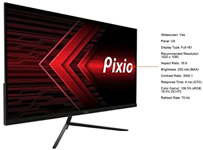 Pixio PX222 22 inch 75Hz 1080p FHD Full HD 1920x1080 Premier