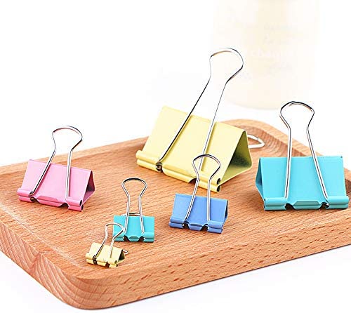 Mr. Pen- Assorted Colored Binder Clips, Paper Clips, Rubber Bands