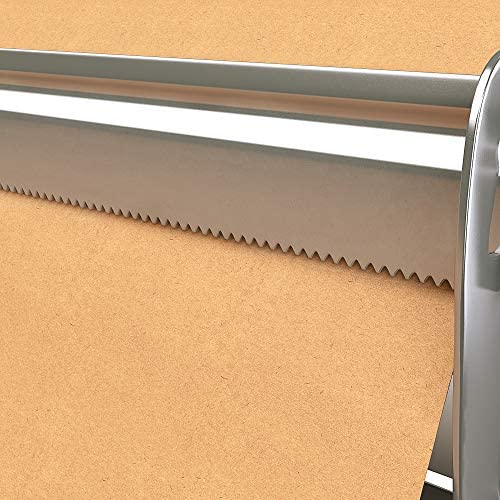 BISupply Wrapping Paper Cutter Dispenser - 24in Butcher Craft Paper Roll  Holder 