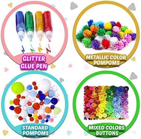 FunzBo Arts and Crafts Supplies for Kids - Craft Art Supply Kit
