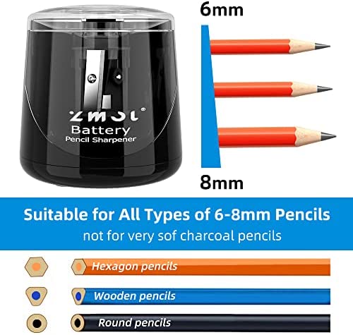 JOT Portable Electric Pencil Crayon Sharpener School Office Home Compact  New