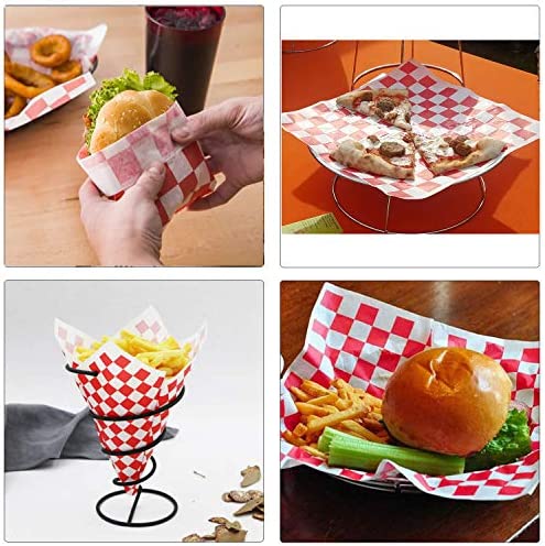 Deli Paper Sheets Sandwich Wrap Paper - 12x12 Food Wrapping Grease  Resistant Checkered Liner Papers, Perfect for Restaurants, Barbecues,  Picnics, Parties, Kids Meals, Outdoors - 250 Sheets
