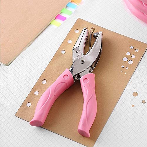 Small Hole Puncher for Crafts Paper Hole Punch Circle Shapes Hole Punches  Single Heavy Duty for Tags PVC Cards Plastic Cardboard 