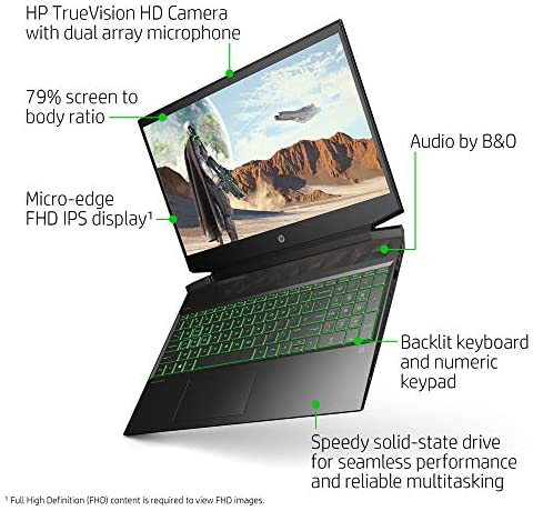 HP Pavilion Gaming 15 Laptop NVIDIA GeForce GTX 1650 AMD Ryzen 5