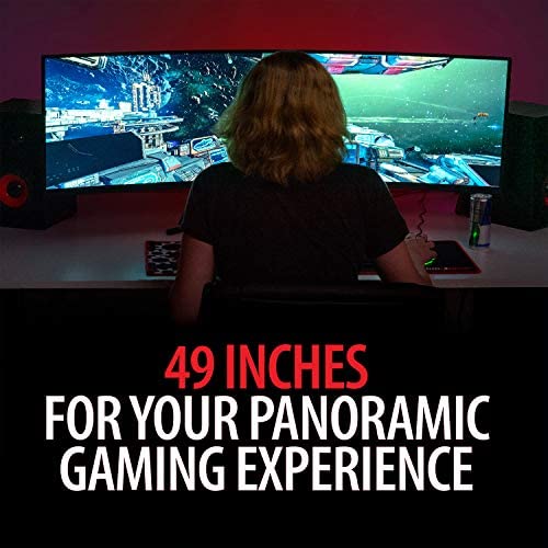 deco gear 49 curved ultrawide e led gaming monitor