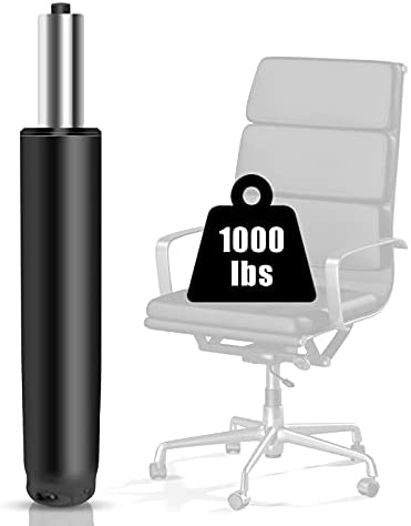 5.5 inch Office Chair Gas Lift Cylinder-Office Chair Replacement Parts,Universal Size Fits Most Chairs,Heavy Duty Gas Lift Hydraulic/Pneumatic Piston for Office Chair (Black)