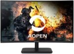 AOPEN 27HC5R bmiix 27" 1500R Curved Zero-Frame Full HD (1920 x 1080) Gaming Monitor | AMD FreeSync Technology | Up to 75Hz | 1ms TVR | 2 x HDMI Ports & 1 x VGA Port