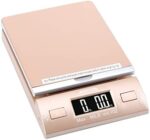Accuteck Gold 86Lbs Digital Shipping Postal Scale with Batteries and AC Adapter