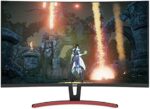 Acer ED323QUR Abidpx 31.5 Inches WQHD (2560 x 1440) Curved 1800R VA Gaming Monitor with AMD Radeon FREESYNC Technology - 4ms; 144Hz Refresh Rate; Display Port, HDMI Port & DVI Port, Black