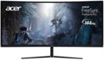 Acer EI342CKR Pbmiippx 34" 1500R 21:9 Curved QHD (3440 x 1440) Zero-Frame Gaming Monitor | AMD FreeSync Premium Pro | Up to 144Hz | 1ms VRB | HDR 400 | 93% DCI-P3 (2 x Display Ports & 2 x HDMI Ports)