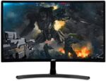 Acer Gaming Monitor 23.6” Curved ED242QR Abidpx 1920 x 1080 144Hz Refresh Rate AMD FREESYNC Technology (Display Port, HDMI & DVI Ports),Black