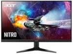 Acer Nitro QG241Y Pbmiipx 23.8" Full HD (1920 x 1080) VA Gaming Monitor with AMD FreeSync Premium Technology, Up to 165Hz, 1ms (VRB), HDR10, (1 x Display Port 1.2, 1 x HDMI 2.0 & 1 x HDMI 1.4)