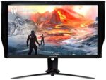 Acer Predator XB273K Gpbmiipprzx 27" UHD (3840 x 2160) IPS NVIDIA G-SYNC Compatible Monitor with VESA Certified DisplayHDR 400, Quantum Dot, 144Hz, DCI-P3, Delta E