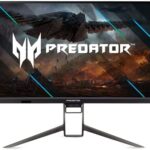 Acer Predator XB323QK NVbmiiphuzx 31.5" UHD (3840 x 2160) Agile-Splendor IPS Gaming Monitor | G-SYNC Compatible | Up to 0.5ms | 144Hz | DCI-P3 90% | 1-USB Type-C, 1-Display Port 1.4 & 2-HDMI 2.1 Ports