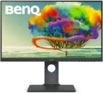 BenQ PD2700U 27 inch 4K Monitor for Designers 3840x2160 UHD IPS panel with AQCOLOR 100% Rec.709, sRGB; Factory-calibrated; DualView, Eye-care, Anti-Glare, Gray