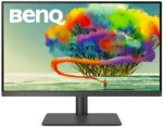 BenQ PD2705U 27 inch 4K UHD IPS Monitor USB-C, 99% sRGB and Rec.709, HDR10, Ergonomic Design, Eye-Care, Built-in Speakers