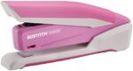 Bostitch Office InPower Spring-Powered Desktop Stapler, Breast Cancer Awareness Pink (1188)
