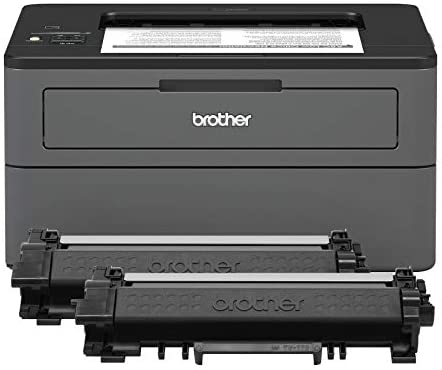 Dash Replenishment Enabled Brother DCPL2540DW Wireless Compact Laser Printer 