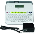 Brother P-Touch Label Maker, Versatile Easy-to-Use Labeler, PTD400AD, AC Adapter, QWERTY Keyboard, Multiple Line Labeling, White