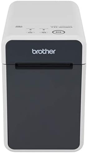 Brother TD2020 2-inch Desktop Thermal Printer for Labels, Receipts and Tags, 203dpi, 6ips, USB/Serial