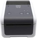 Brother TD4410D 4-inch Thermal Desktop Barcode and Label Printer, for Labels, Barcodes, Receipts and Tags, 203 dpi, 8 IPS, Standard USB and Serial