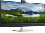 Dell C3422WE 34.1" WQHD Curved Screen Edge WLED LCD Monitor - 21:9 - Platinum Silver