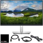 Dell P2722H 27" 16:9 IPS Computer Monitor Screen with Display Port Cable and USB 3.0 Upstream Cable - New Model