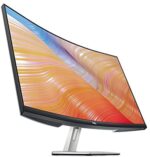 Dell S3222HN 32-inch FHD 1920 x 1080 at 75Hz Curved Monitor, 1800R Curvature, 8ms Grey-to-Grey Response Time (Normal Mode), 16.7 Million Colors - Black