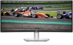 Dell S3422DW Curved Monitor - 34-inch WQHD (3440 x 1440) Display, 1800R  Curved Screen, Built-in Dual 5W Speakers, 4ms Grey-to-Grey Response Time,  16.7