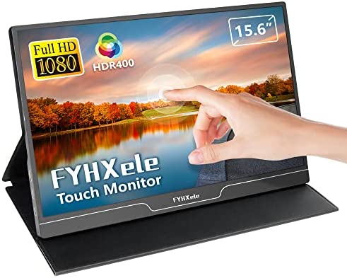FYHXele 15.6'' Portable Monitor Touchscreen, Portable LED Screen