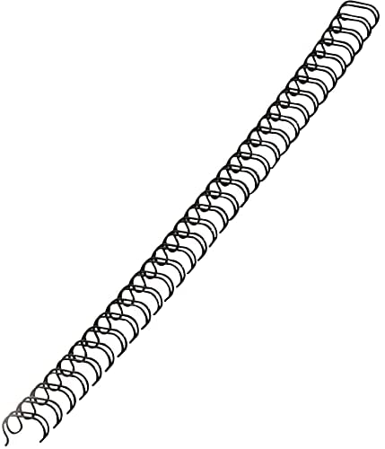 Fellowes 1/4-Inch Binding Spines Wire, 25-Pack, Black (52539)
