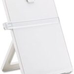 Fellowes 21103 Non-Magnetic Desktop Copyholder, Plastic, 125 Sheet Capacity, Platinum