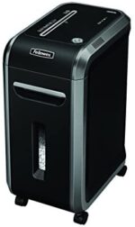 Fellowes 4609001 Powershred 99Ms 14-Sheet Micro-Cut Heavy Duty Paper Shredder with Auto Reverse, Black/Dark Silver, 25.2" x 11.4" x 17.3"
