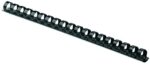 "Fellowes 52327, Plastic Combs - Round Back, 100 pack, Black, "5/8"",120 sheet capacity"