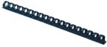 Fellowes 52501, Plastic Combs - Round Back, 1/2", 100 pack, Navy