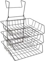 Fellowes 75310 Wire Partition Additions Triple Tray, Side-Load, Letter Size