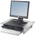 Fellowes 8031101 Monitor Riser,Adjustable,19-7/8-Inch X14-1/16-Inch X4-Inch -6-1/2-Inch,Bk/Sr