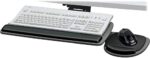 Fellowes 93841 Adjustable Standard Keyboard Platform, 20-1/4w x 11-1/8d, Graphite/Black, 4.5" x 30.5" x 20"
