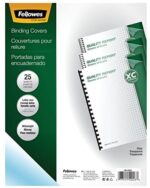 Fellowes Binding Presentation Covers, 8mil, Letter, 25 Pack, Clear (52043)