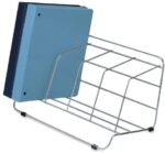Fellowes Catalog Rack, 4 Compartment, Wire, Silver (1040201)