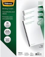 Fellowes Futura Premium Heavyweight Presentation Covers, Letter, Frosted, 25 Pack (5224301)