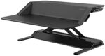 Fellowes Lotus Sit-Stand Workstation Desk, Adjustable, Pre-Assembled, Black