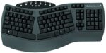 Fellowes Microban Split Design Wireless Keyboard, Dark Gray - FEL9891503