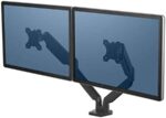 Fellowes Platinum Series Adjustable Dual Monitor Arm (8042501), Black