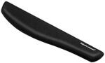 Fellowes PlushTouch Wrist Rest with FoamFusion Technology, Black (9252101)